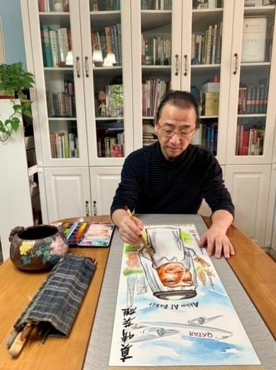 (李守白為阿克巴爾創作肖像畫)